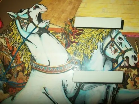 Original Backglass Artwork - Detail*