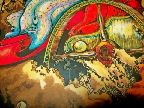 Original Backglass Artwork - Detail*
