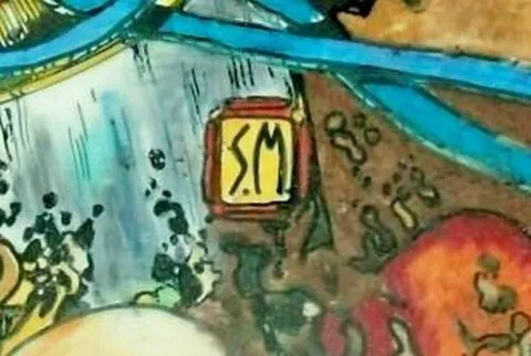 Original Backglass Artwork - Detail*