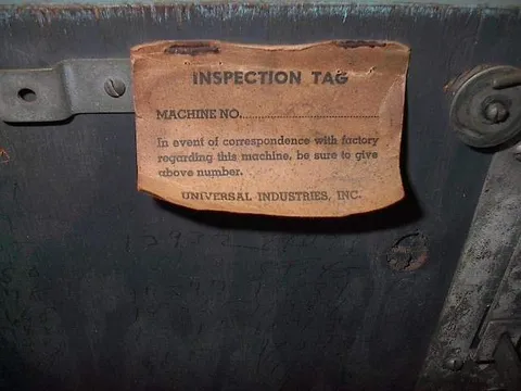 Inspection Tag