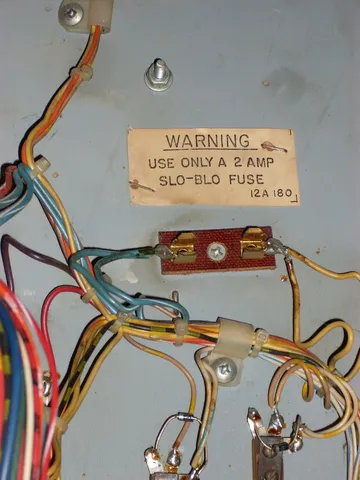 Under Playfield - Fuse Holder