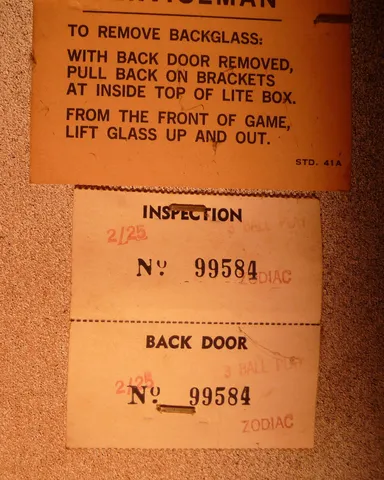 Serial Numbered Inspection Tag*