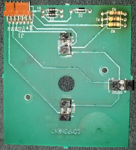 3-Bit Opto Encoder PCB - Component Side