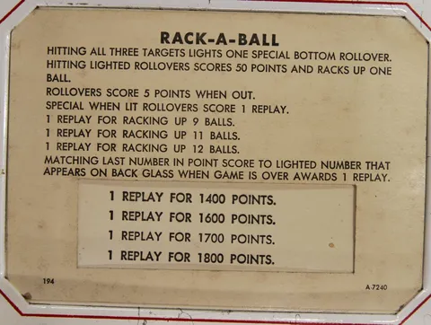 Instruction and Score Cards