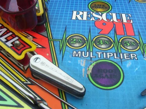 Playfield Detail - Left Flipper