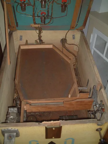 Inside Cabinet - Drain Board Visible*