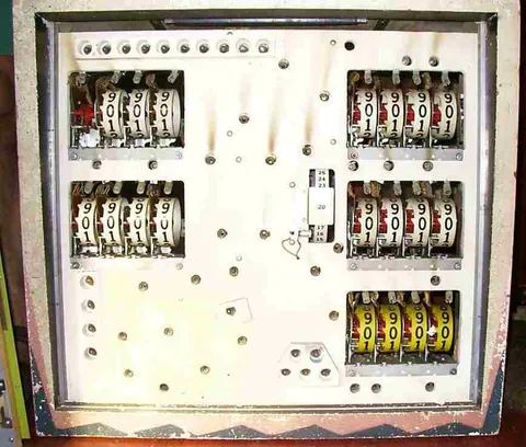 Behind German Backglass