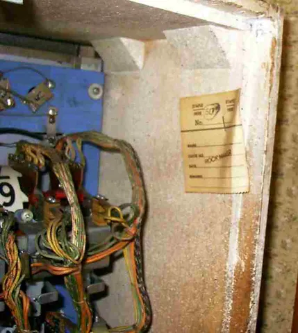 Inside German Backbox - Detail
