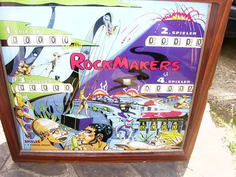 German Backglass - Modified for 5-digit Scoring