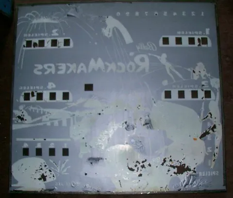 German Backglass - Reverse