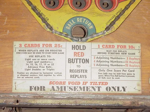 Instruction and Score Card