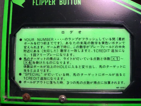 Japanese Instruction Card