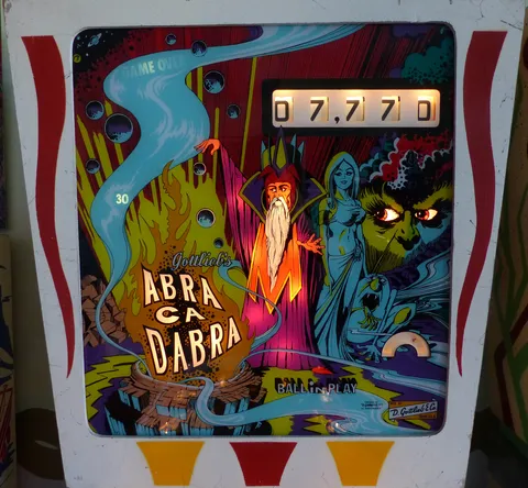 Sample Game - Illuminated Backglass*