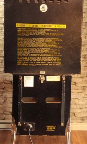 Later Production - Cabinet - Back*