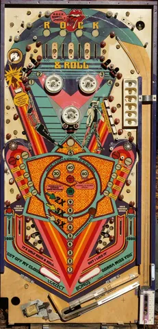 Playfield - Light Shields and Rubbers Removed