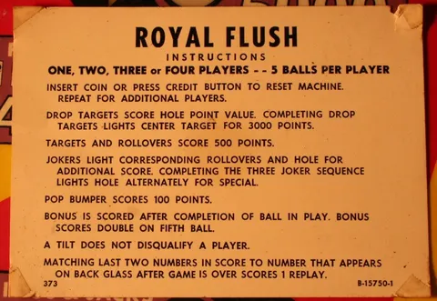 Instruction Card - 5 Balls