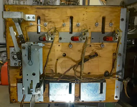 Early Production Inside Coin Door*