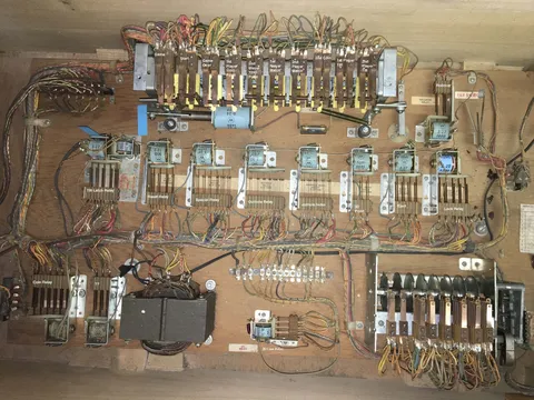 Inside Cabinet - Relays Annotated