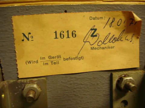 Later Production Inspection Tag*