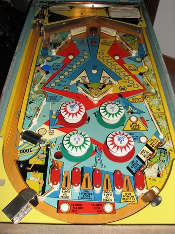 Later Production Playfield - Downfield View*