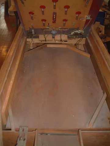 Inside Cabinet - Drainboard Visible