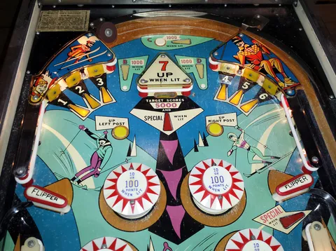Illuminated Upper Playfield - 4 Flippers