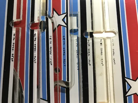Prototype Plastics Part Numbers*