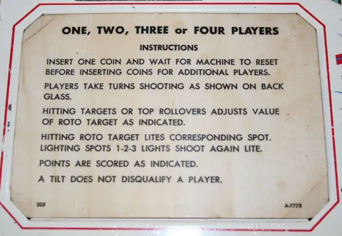 Instruction Card