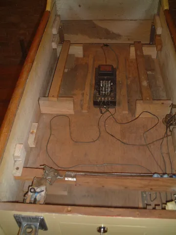 Inside Cabinet - Drain Board Removed*