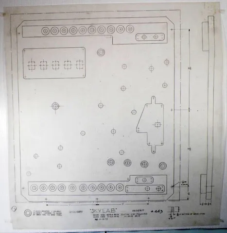 Original Engineering Drawing - Backbox Insert*