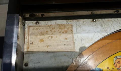 Sample Game - Playfield Serial Number*