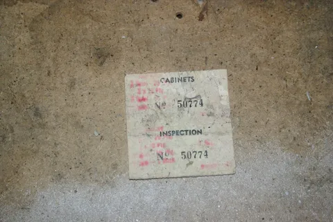 Later Production - Serial Number Tag*