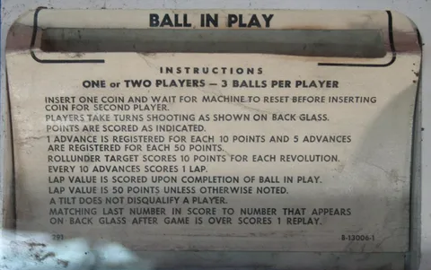 Instruction Card - 3 Ball Play