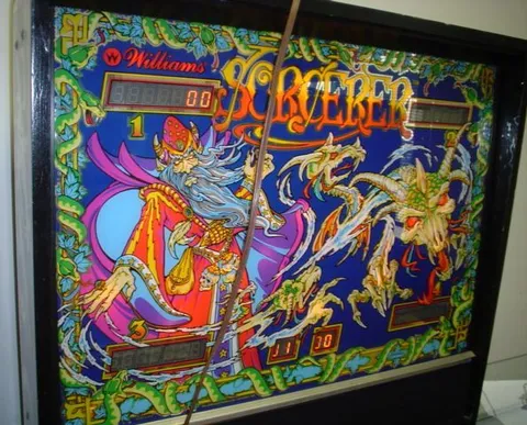 Early Production Backglass*