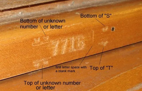 Sample Game - Playfield Serial Number - Annotated*