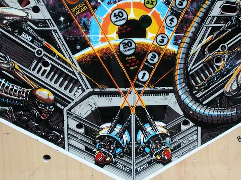 Blank Playfield - Flipper Area