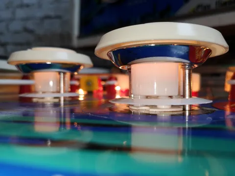 Playfield - White Pop Bumper Caps*