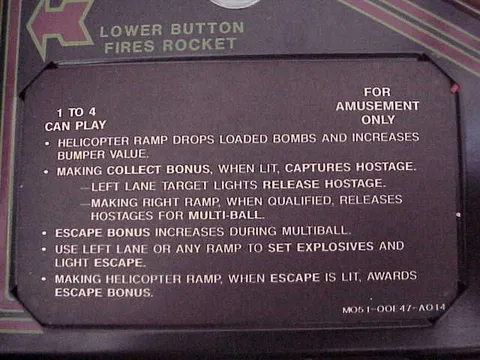 Instruction Card