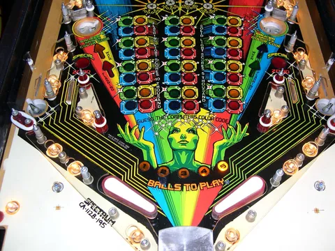 Lower Playfield - Top Plastics Removed