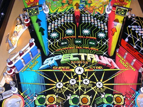 Middle Playfield - Top Plastics Removed