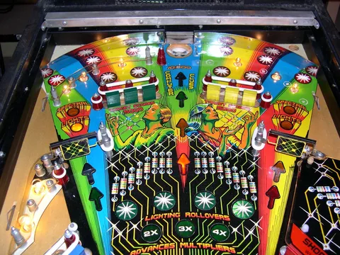 Upper Playfield - Top Plastics Removed