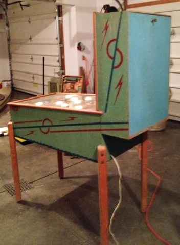 Cabinet - Rear View (with retrofit flipper buttons)