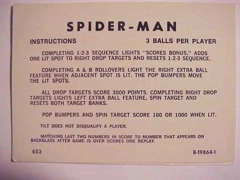 Instruction Card