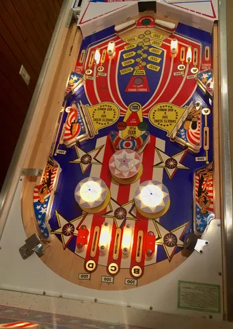 Sample Game - Illuminated Playfield - Downfield View*