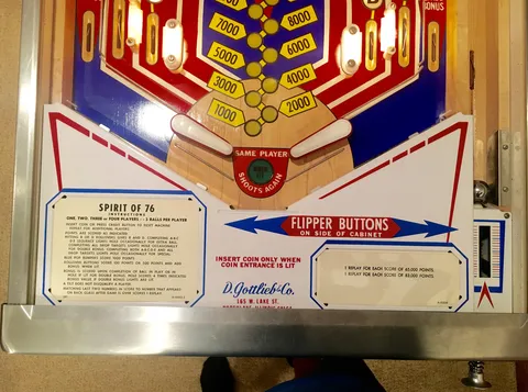 Sample Game - Illuminated Lower Playfield*