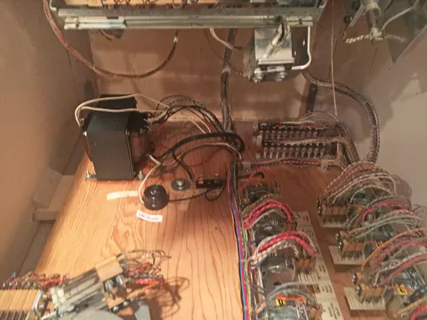 Sample Game - Inside Cabinet - Rear*