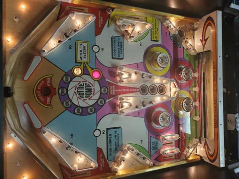 Illuminated Playfield - Plastics Removed*