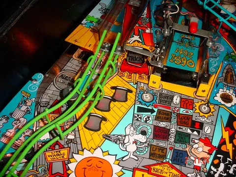 Black Cabinet Playfield - Detail