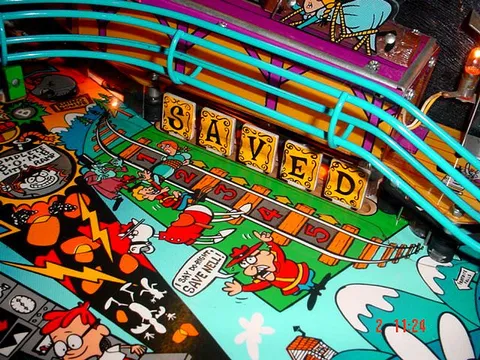 Black Cabinet Playfield - Detail