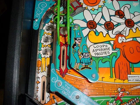 Black Cabinet Playfield - Detail